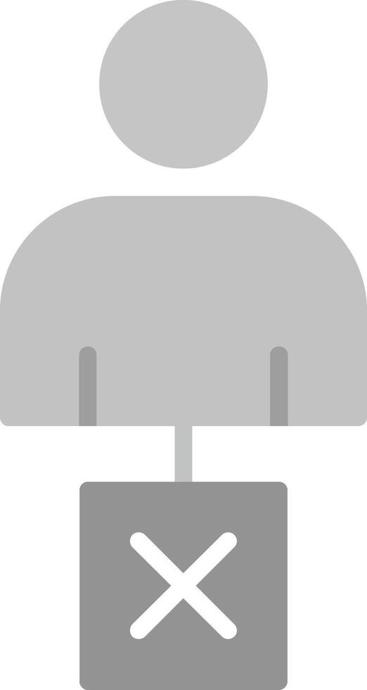Unemployed Icon Design vector