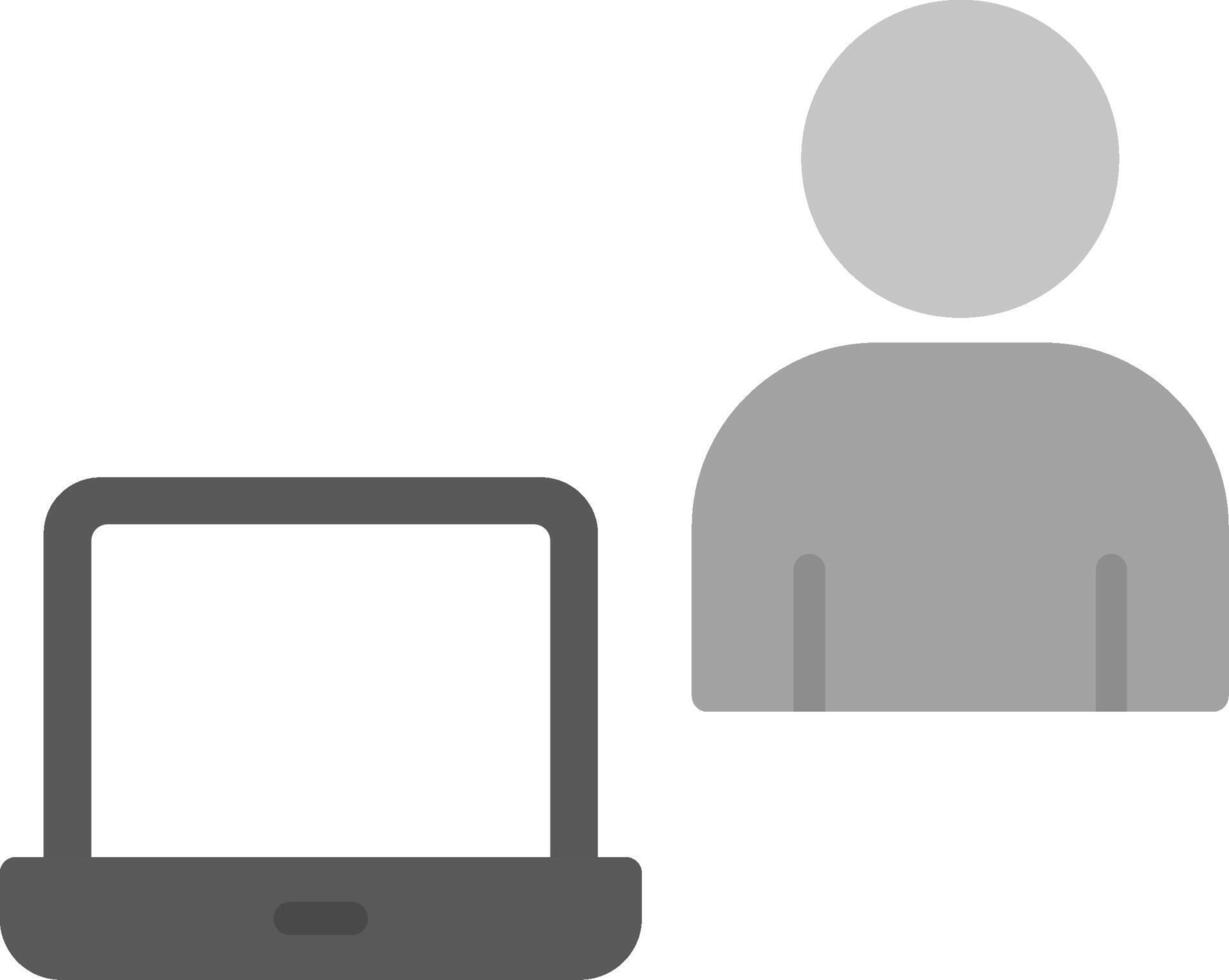 Work From Home Icon Design vector