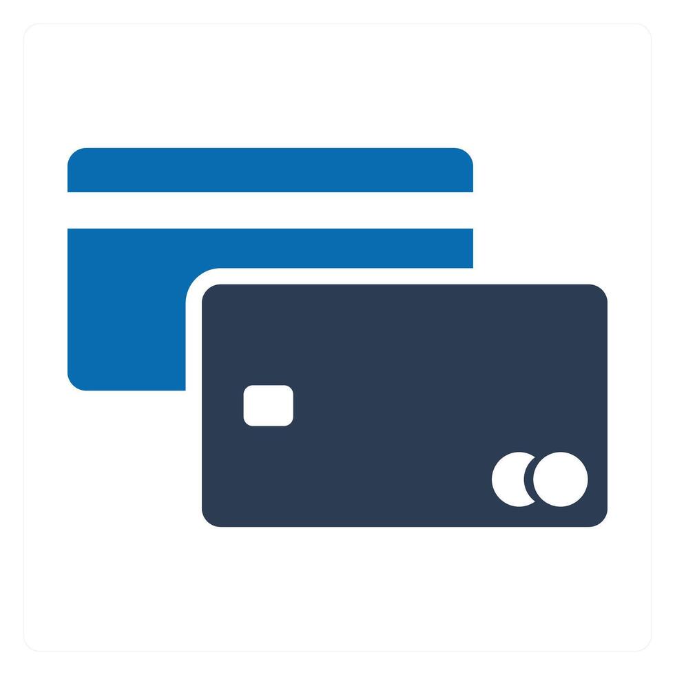 Debit Card and atm icon concept vector