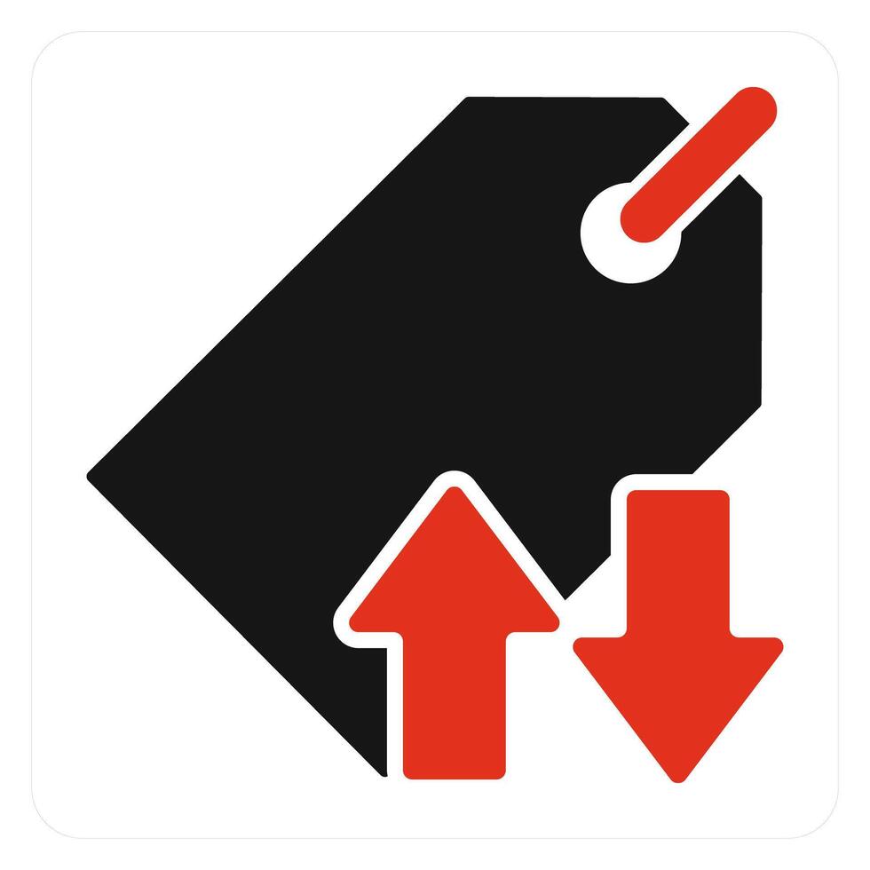 Synchronize Tag and label icon concept vector
