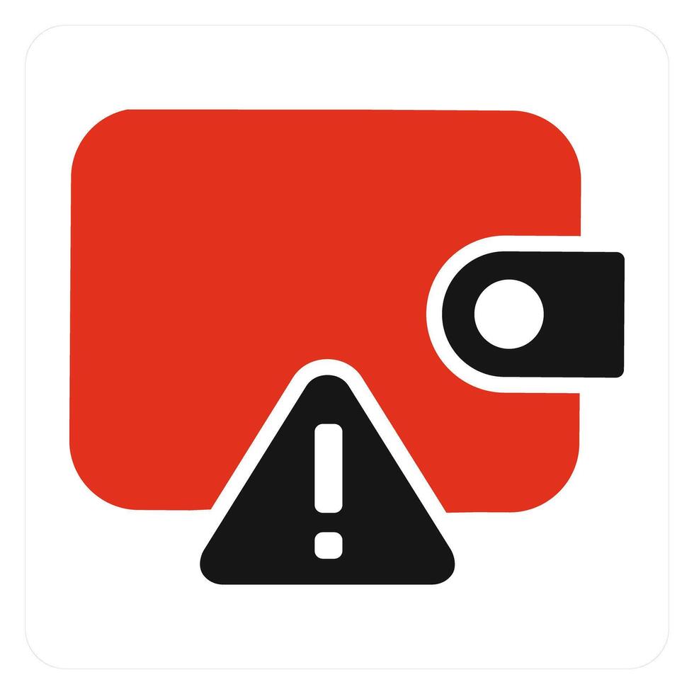 Wallet Maintenance and repair icon concept vector