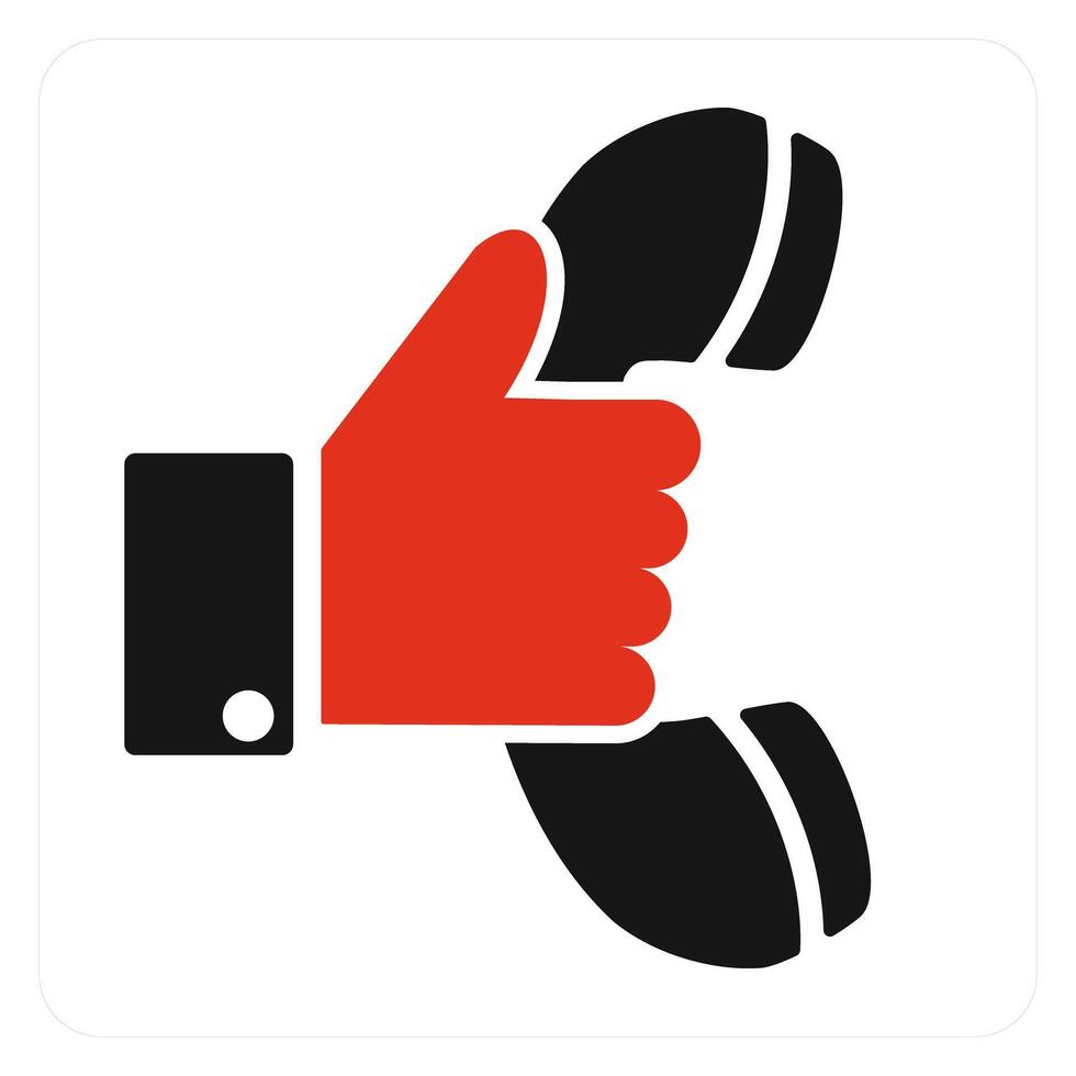 Phone Receiver and call icon concept vector