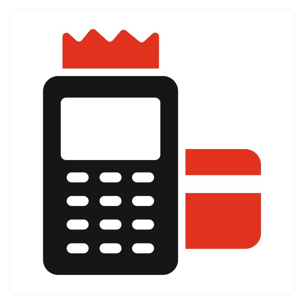 Card Swipe Machine icon concept vector