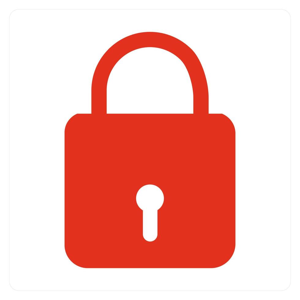 Lock and security icon concept vector