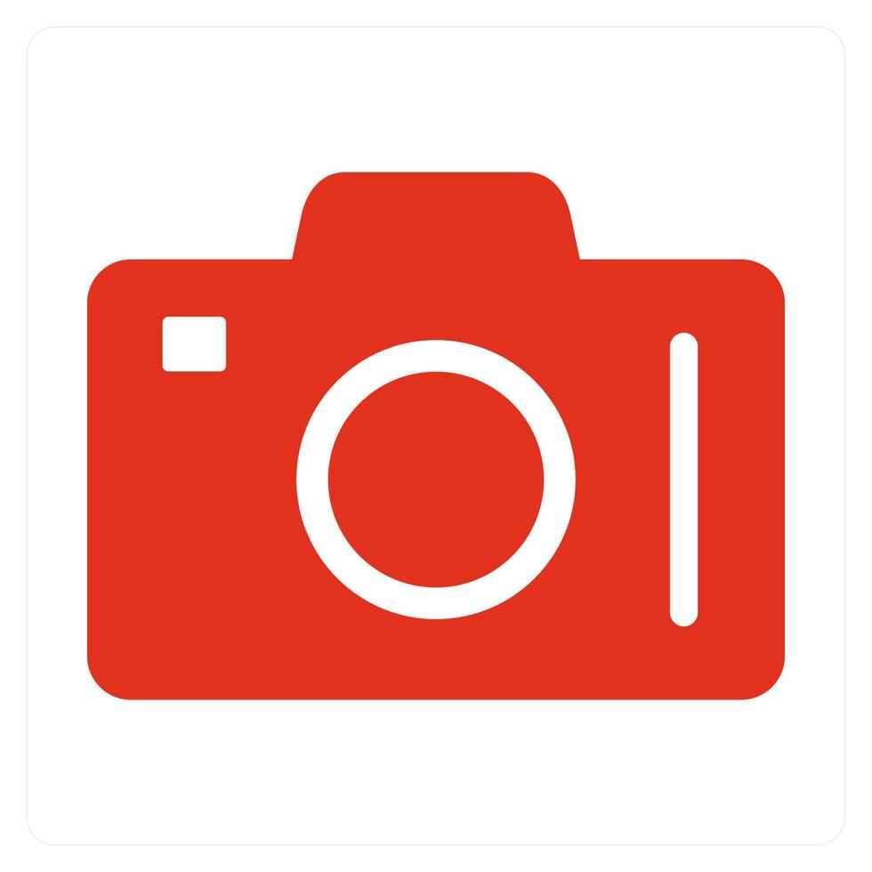 DSLR and camera icon concept vector
