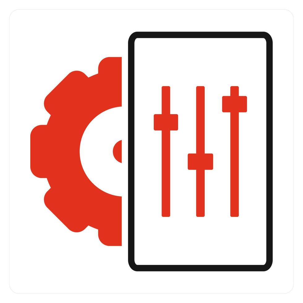 Configuration and gear icon concept vector