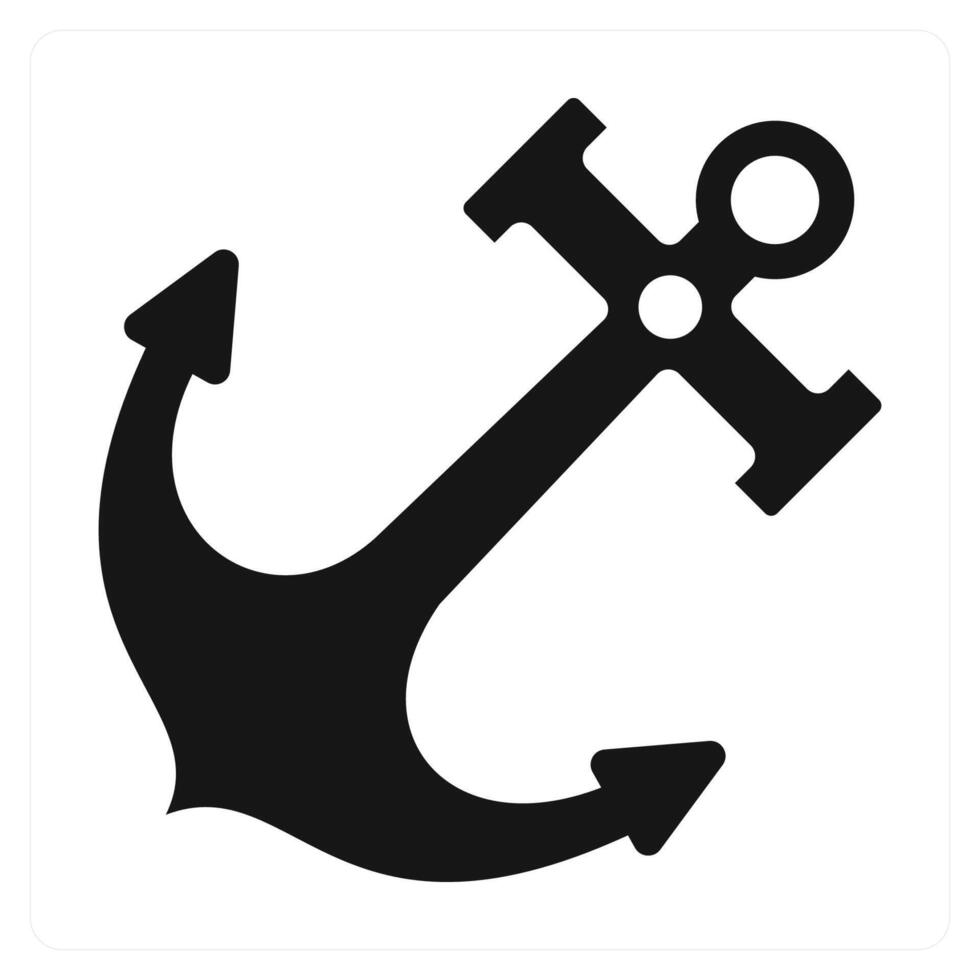 Anchor and nautical icon concept vector