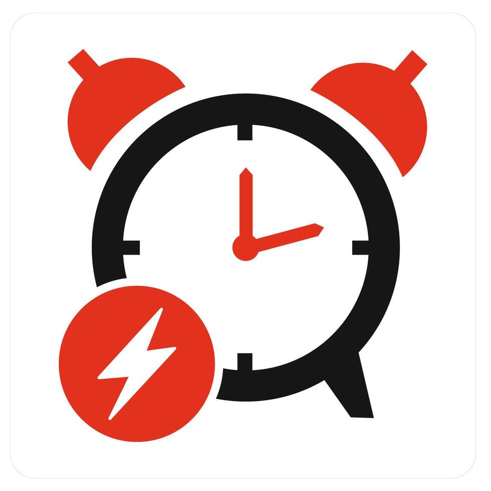Time Management and deadline icon concept vector