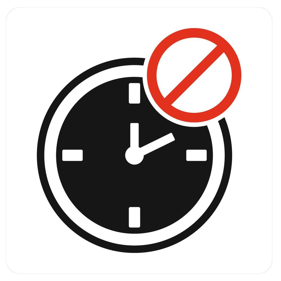 Time Security and protection icon concept vector