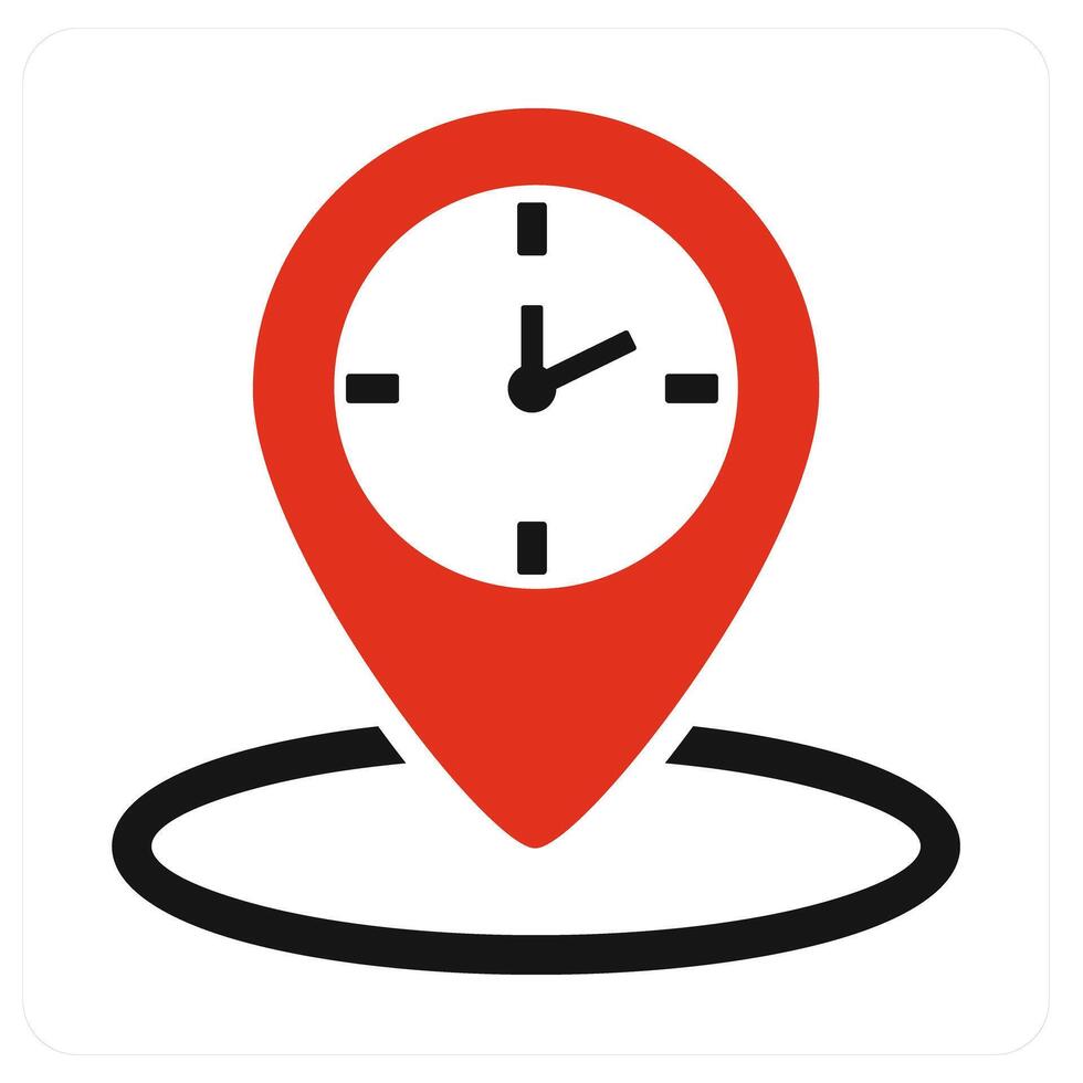 Clock Prohibited and forbidden icon concept vector