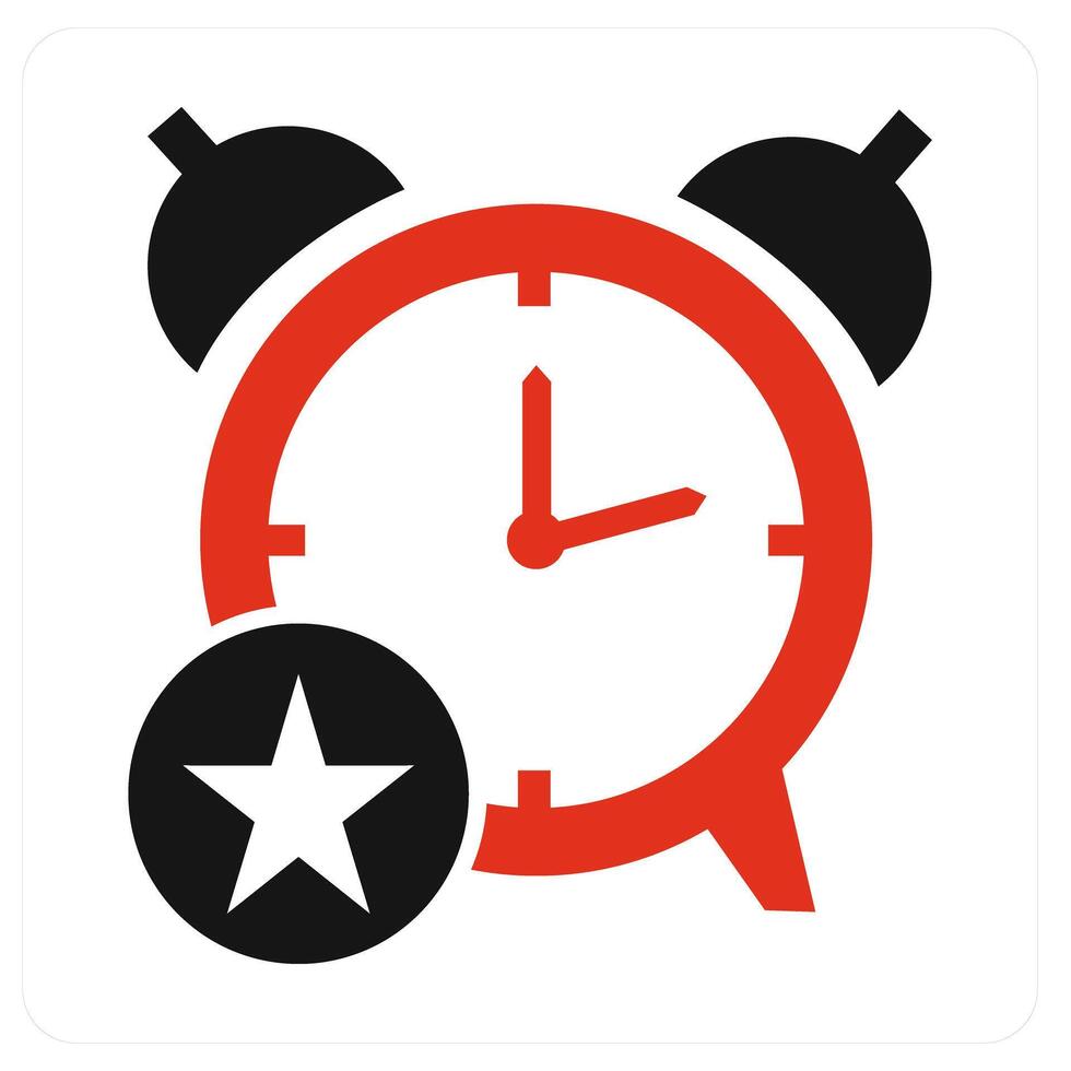 Favorite Time and time icon concept vector