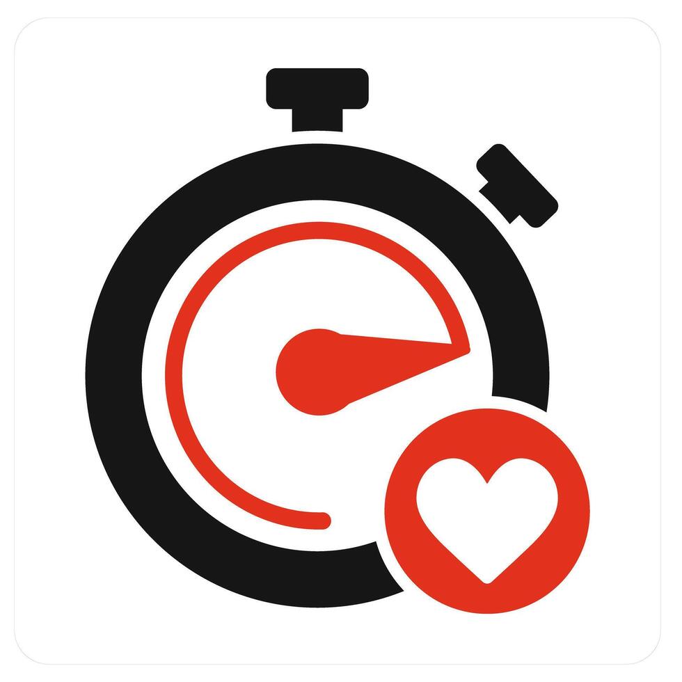 Favorite Time and time icon concept vector