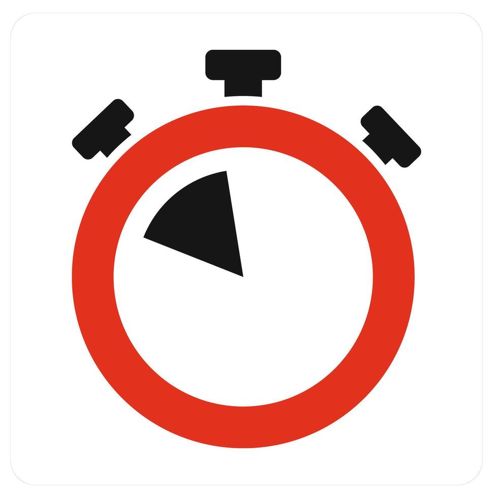 Stopwatch and time icon concept vector