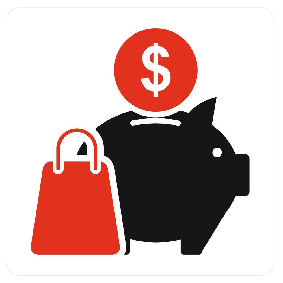 Online Shopping and shopping icon concept vector