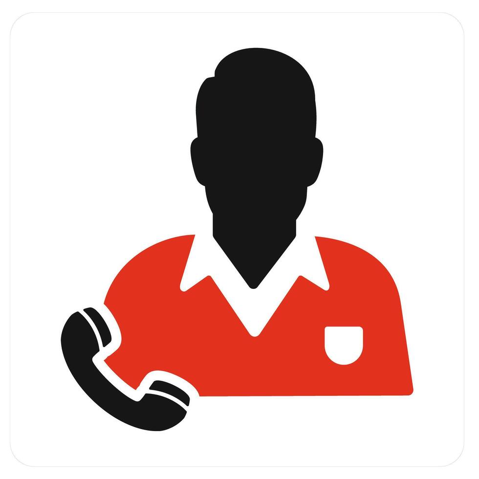 Business Call and calling icon concept vector