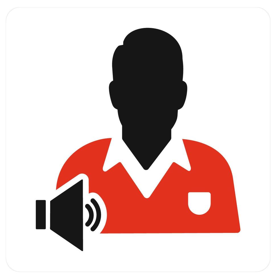Listening Music and music icon concept vector