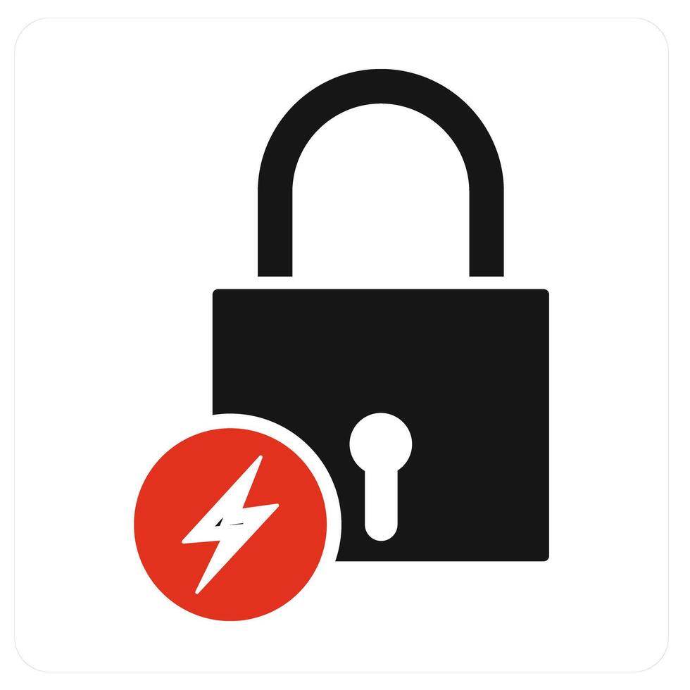 Lock Security and safety icon concept vector