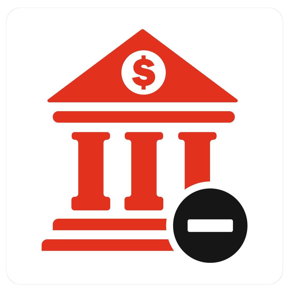 Add Bank and bank icon concept vector