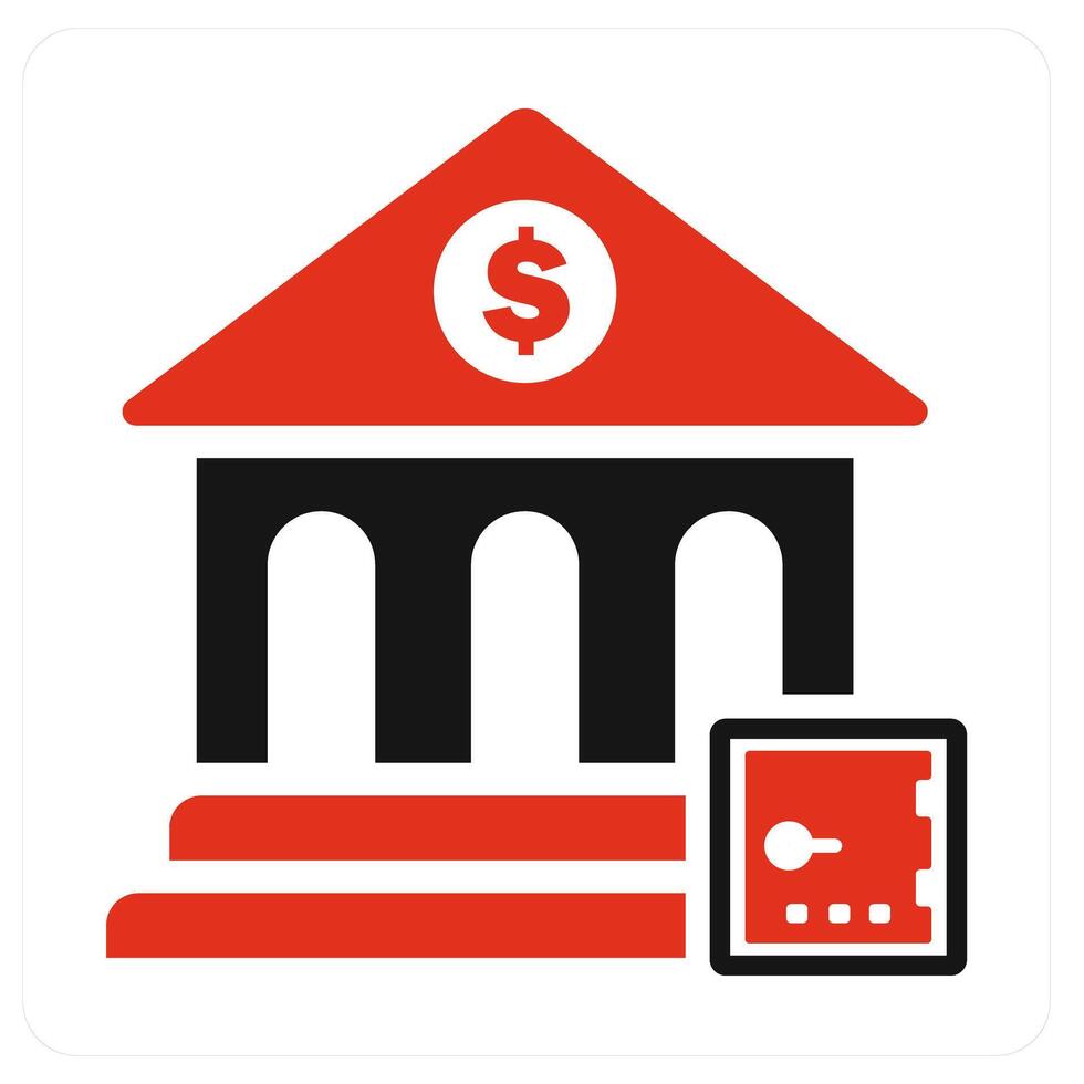 Bank Savings and bank icon concept vector