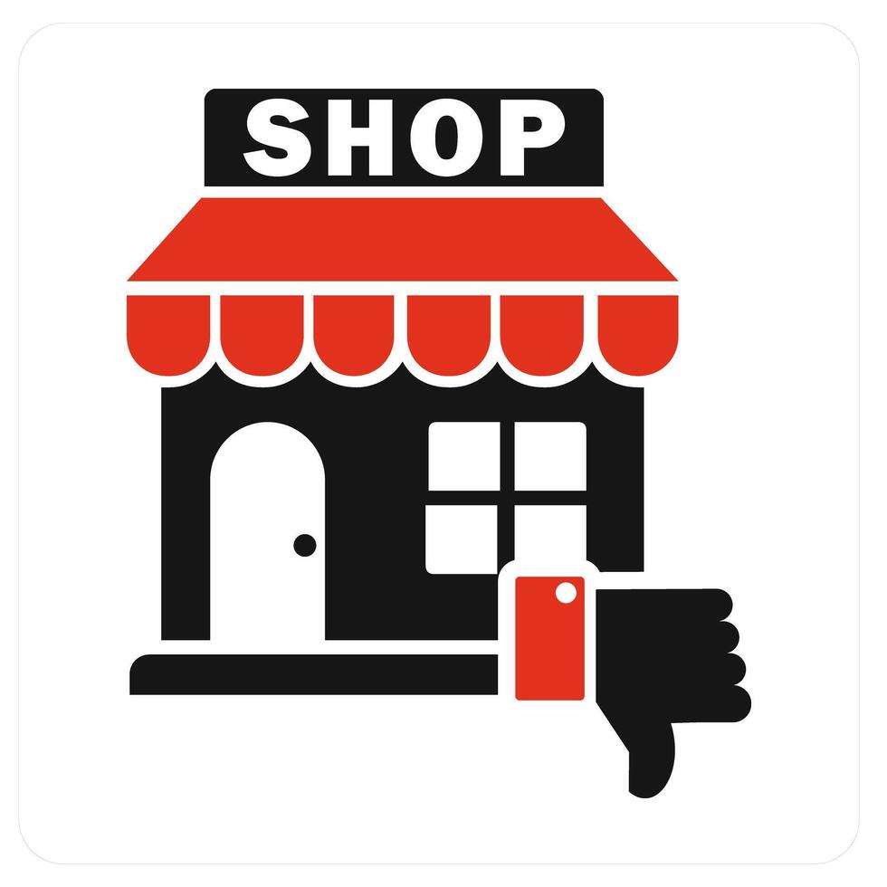 Like Store and shop icon concept vector