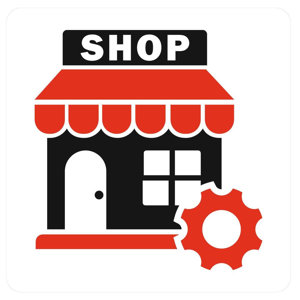 Approve Store and shop icon concept vector
