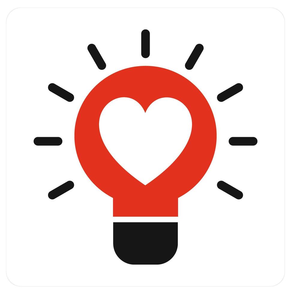 Approve Idea and idea icon concept vector