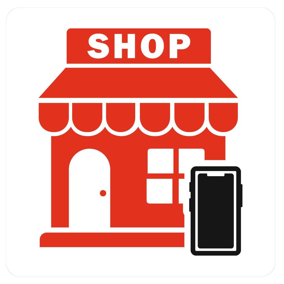 Shop Owner and owner icon concept vector