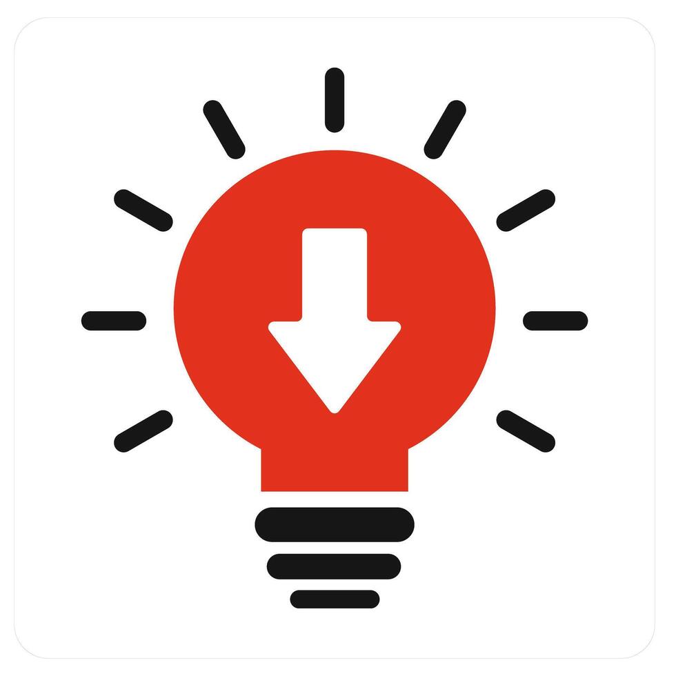 Innovation and idea icon concept vector