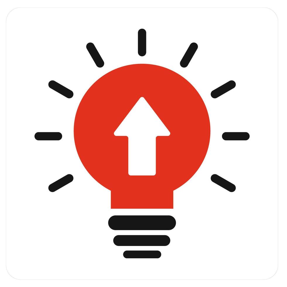 Education Idea and idea icon concept vector