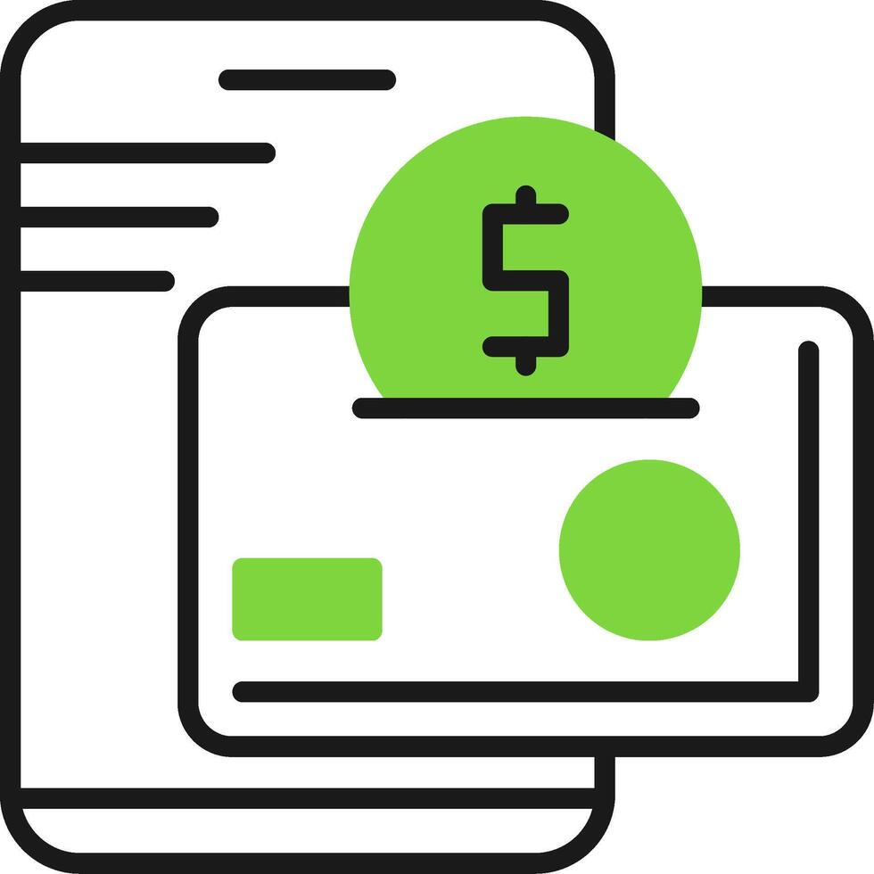 Digital Wallet Icon Design vector