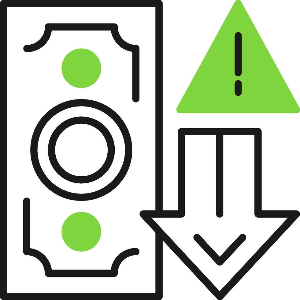 Price Drop Alert Icon Design vector