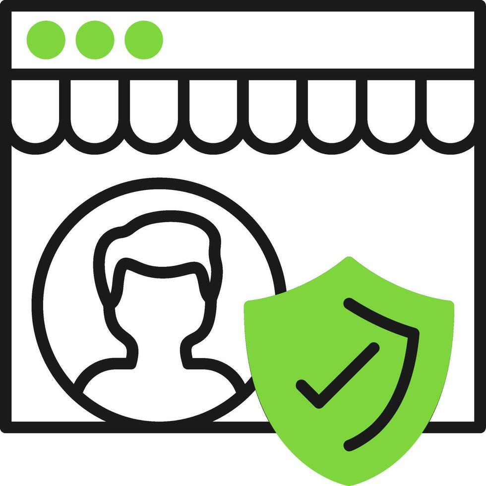 Secure Login Icon Design vector