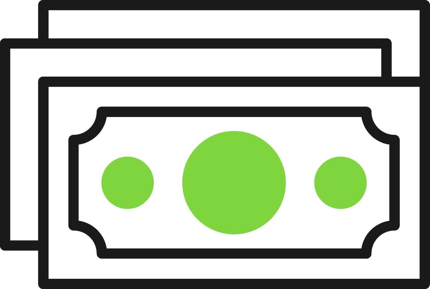 Banknotes Icon Design Symbol vector