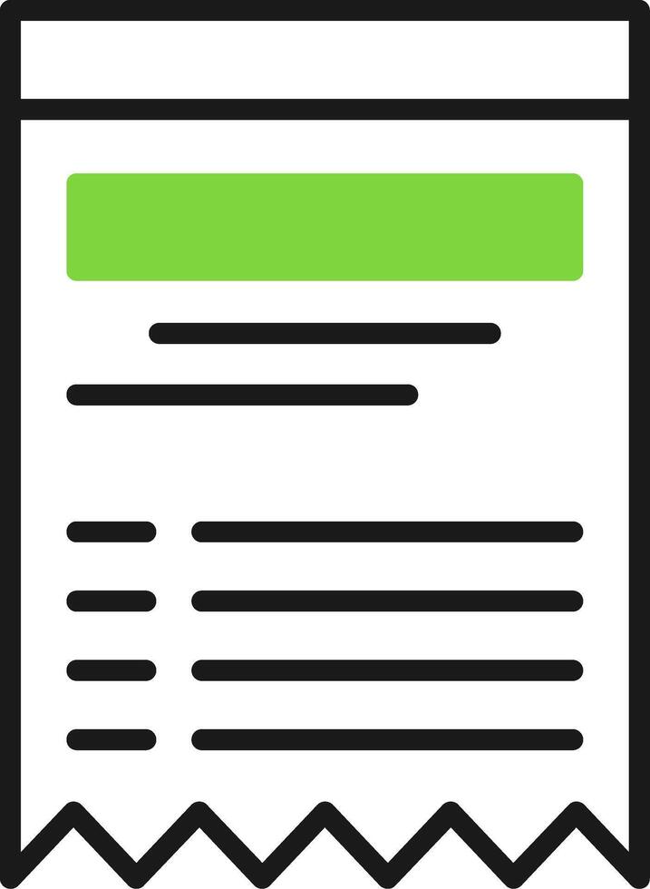 Receipt Icon Design Symbol vector