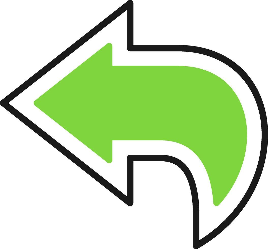 Undo Icon Design vector