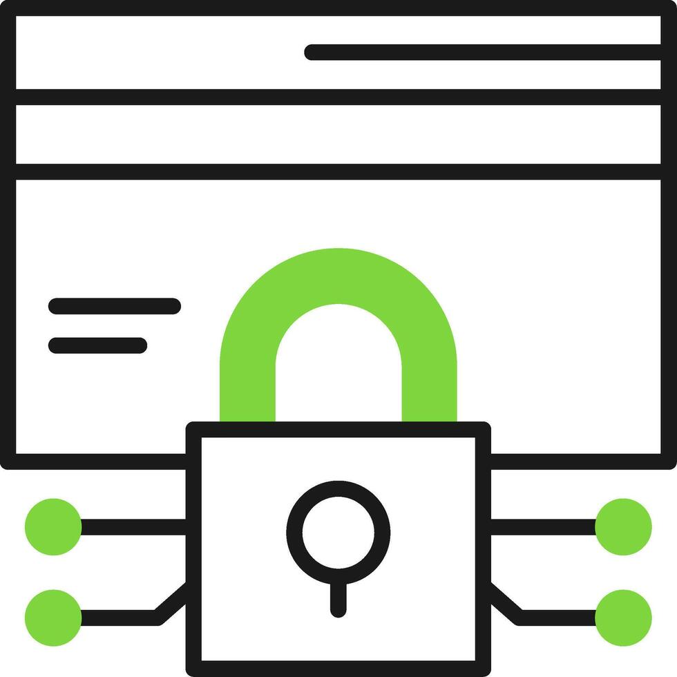 Data encryption Icon Design Symbol vector