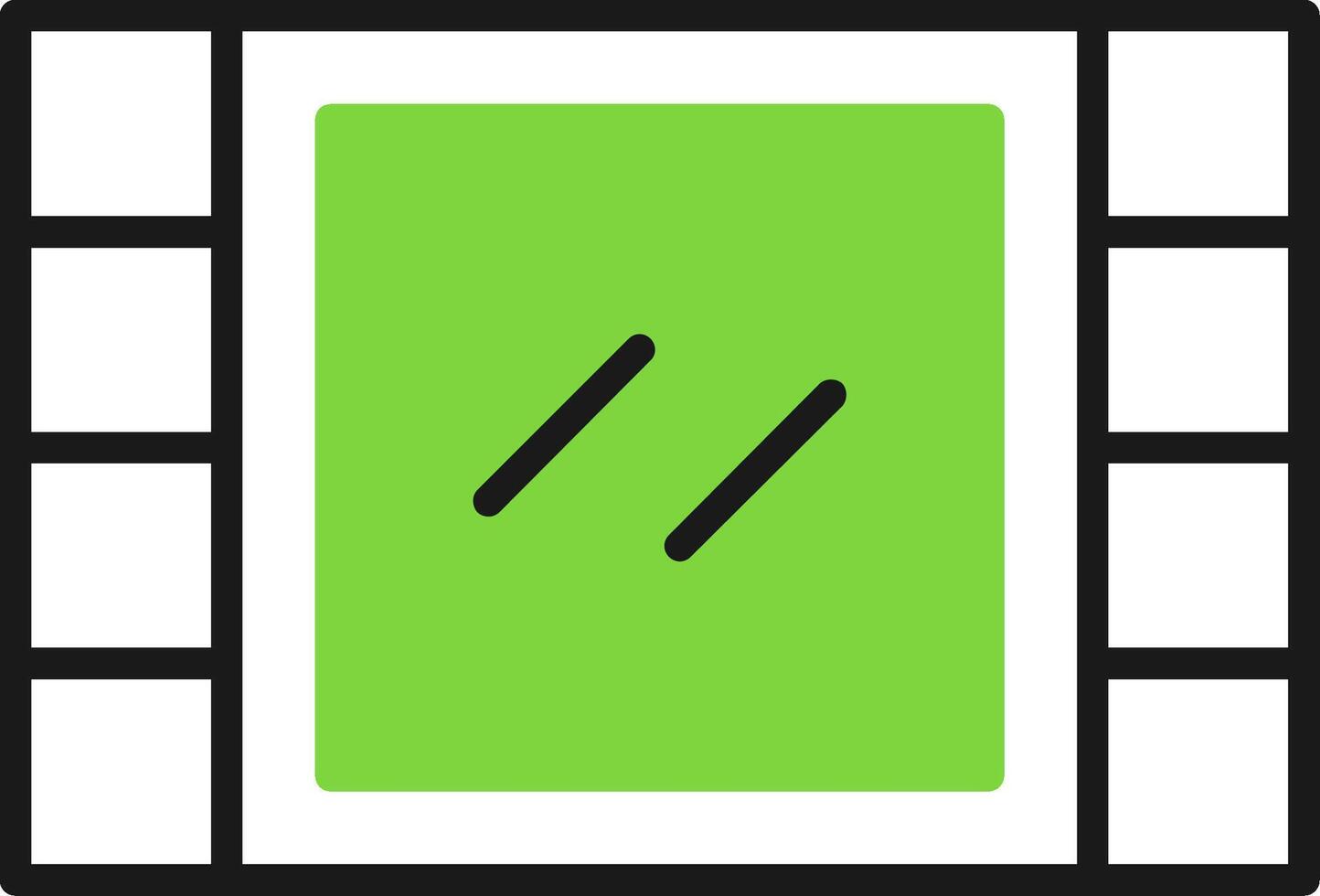 Reel Icon Design vector