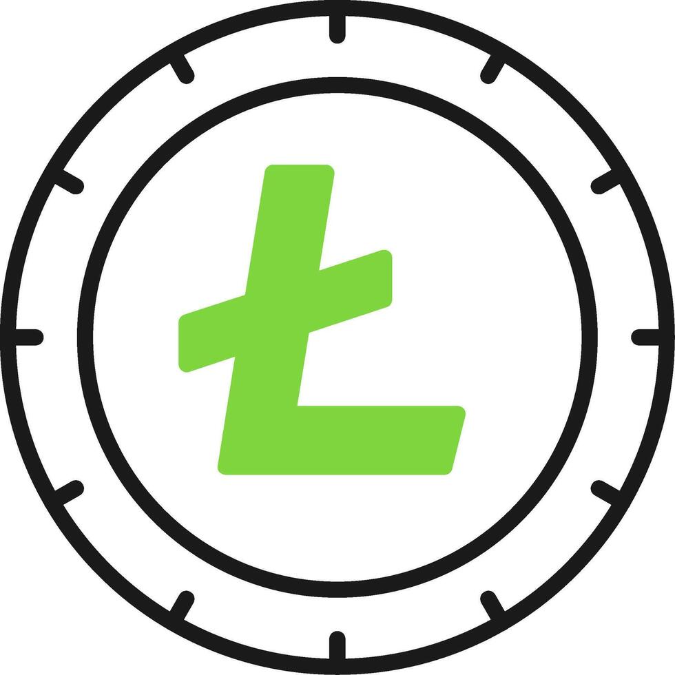 Litecoin Icon Design Symbol vector