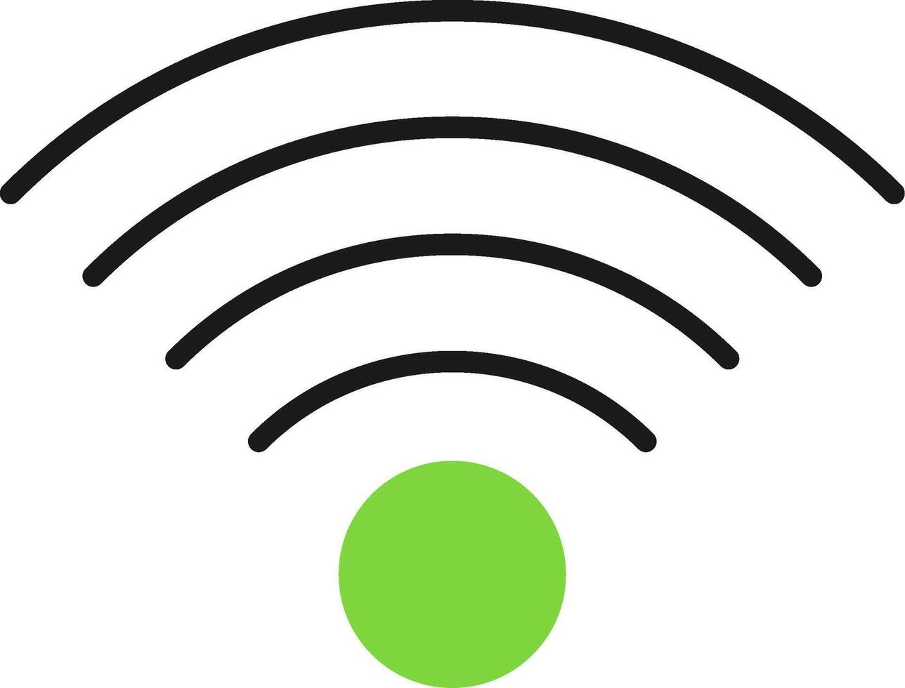 Wifi Signal Icon Design vector