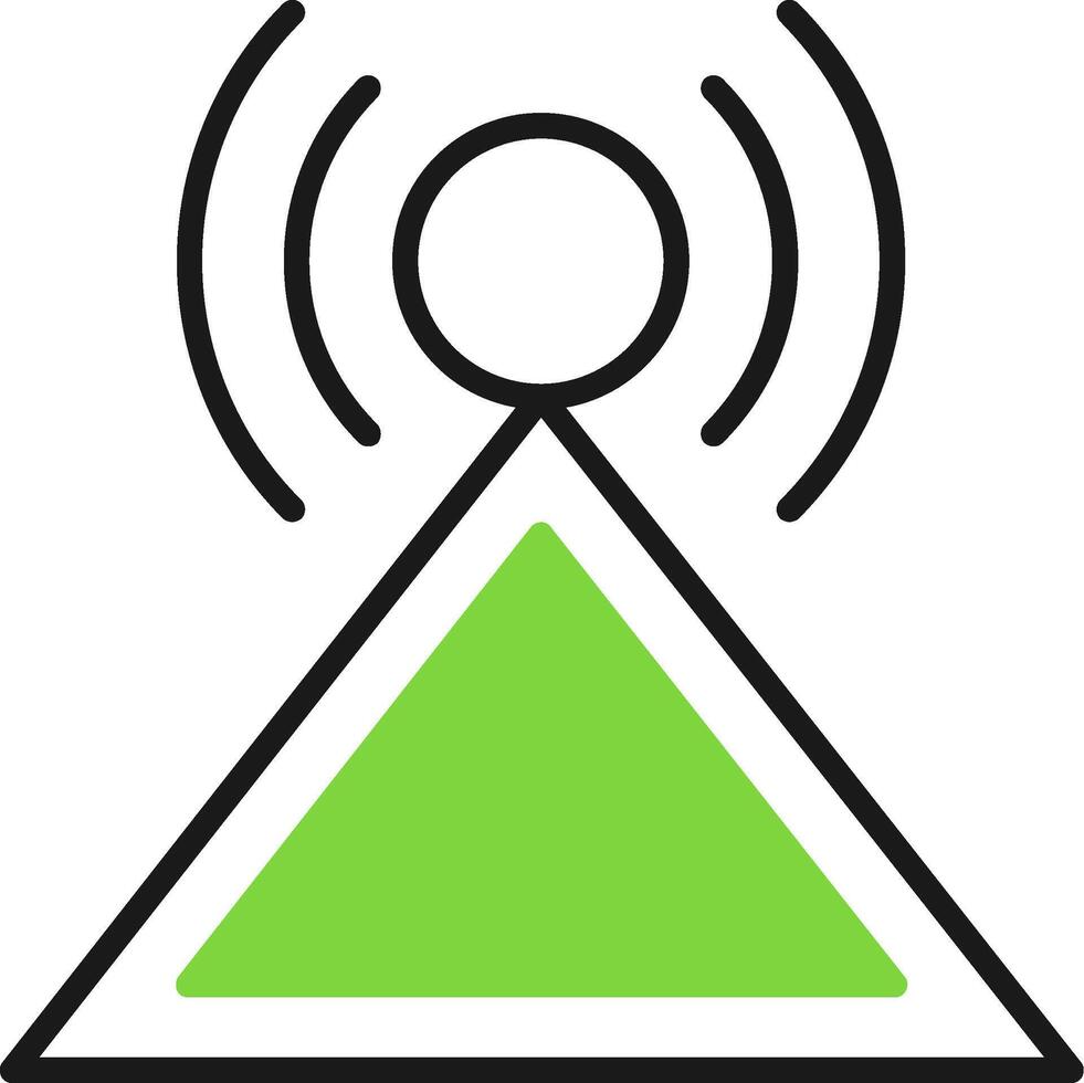Brodcast Icon Design vector