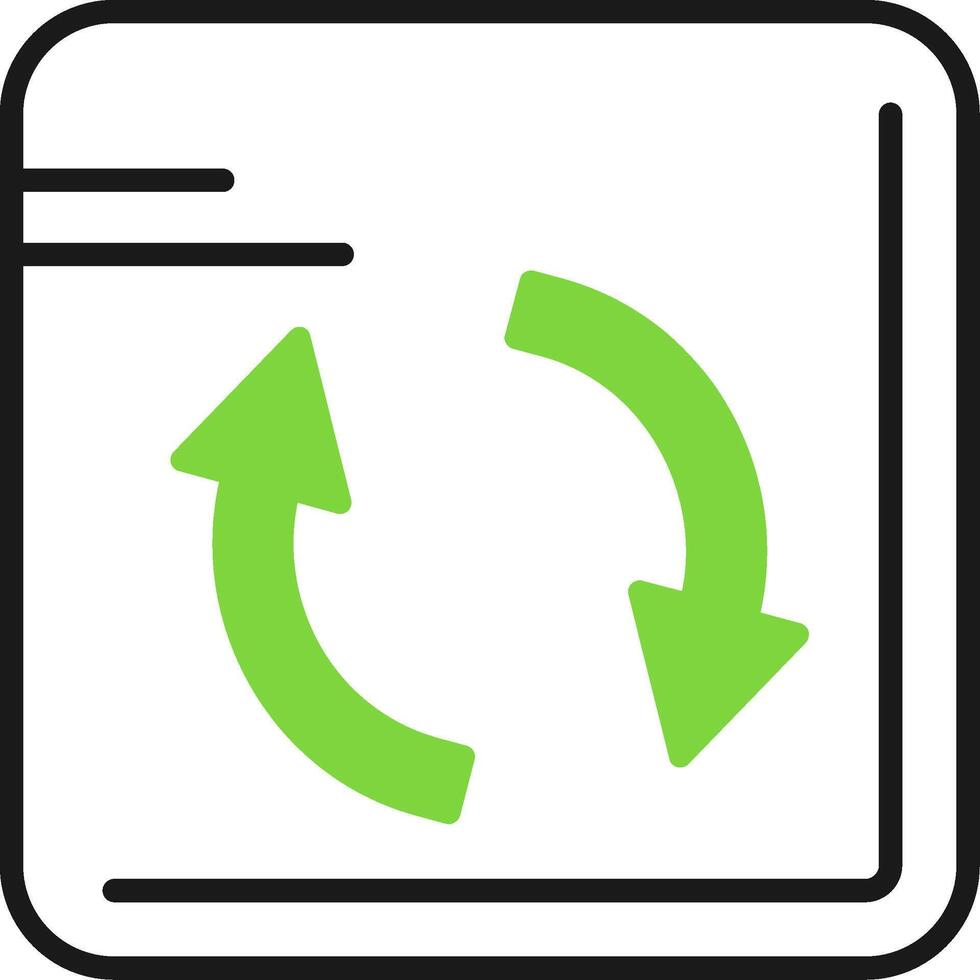 Refresh Icon Design vector
