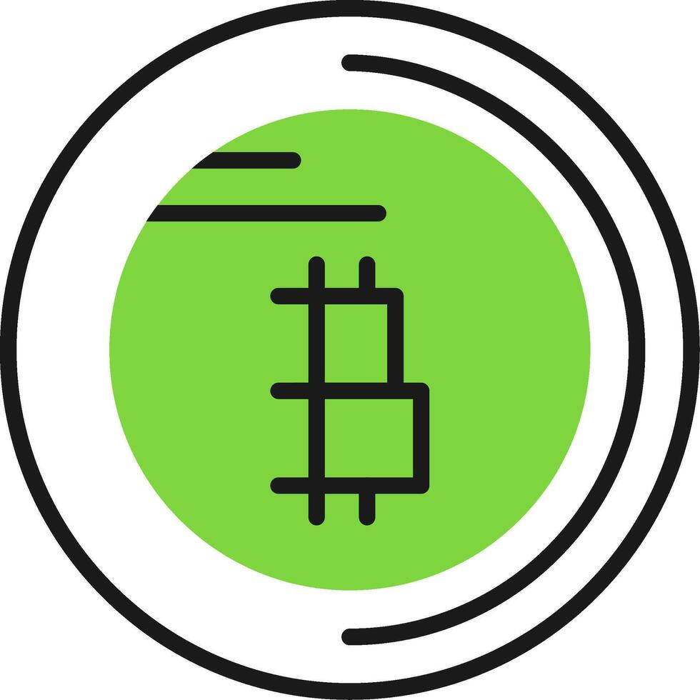 Bitcoin Icon Design vector