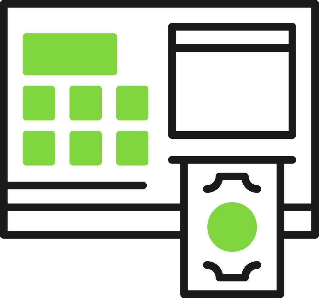 ATM Icon Design vector