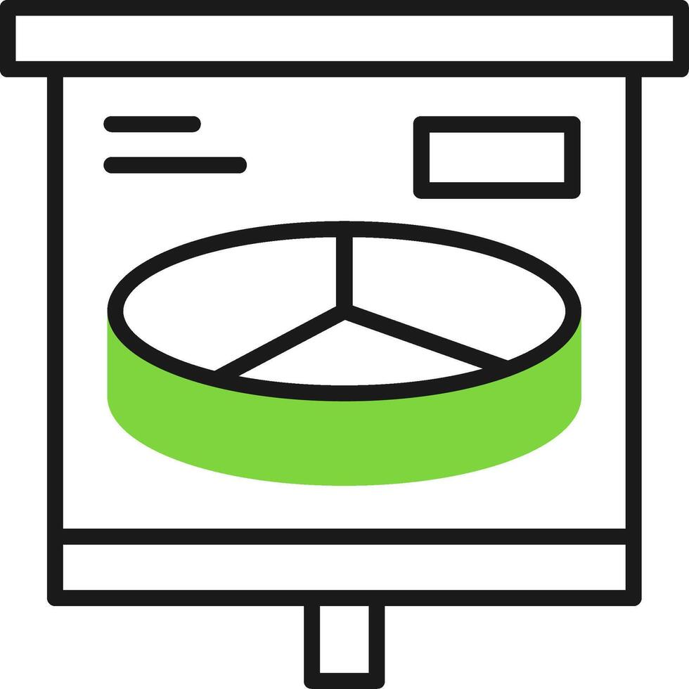 3D Pie Chart Icon Design Symbol vector