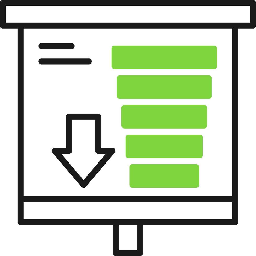 Funnel Chart Icon Design Symbol vector