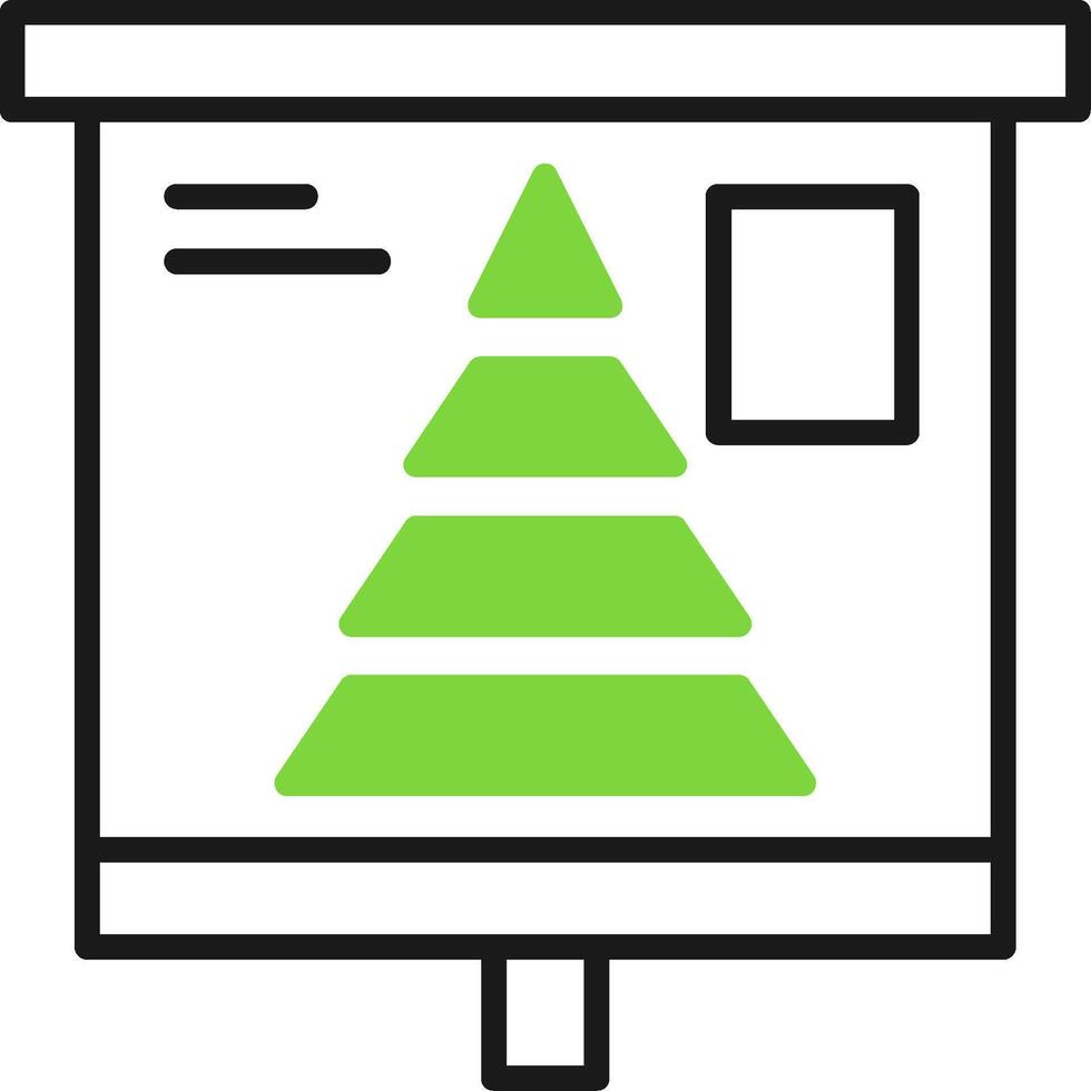 Pyramid Chart Icon Design Symbol vector