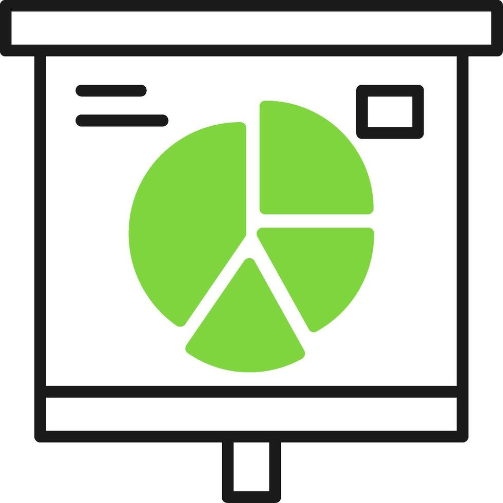 Pie Chart Pieces Icon Design Symbol vector