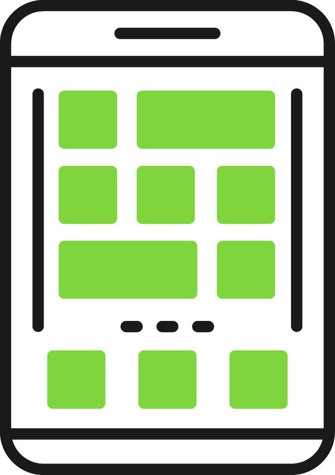 Grid Icon Design Symbol vector