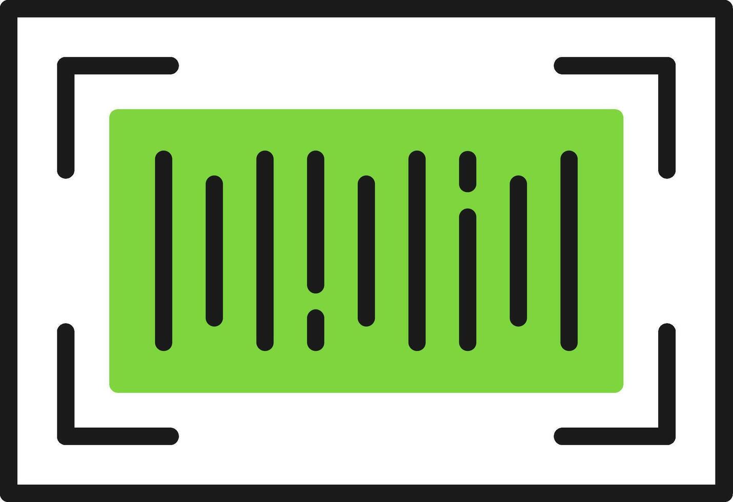 Barcode Icon Design vector