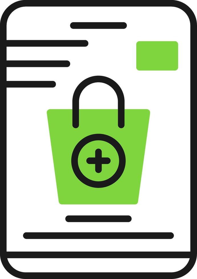 Mobile Shopping Icon Design vector